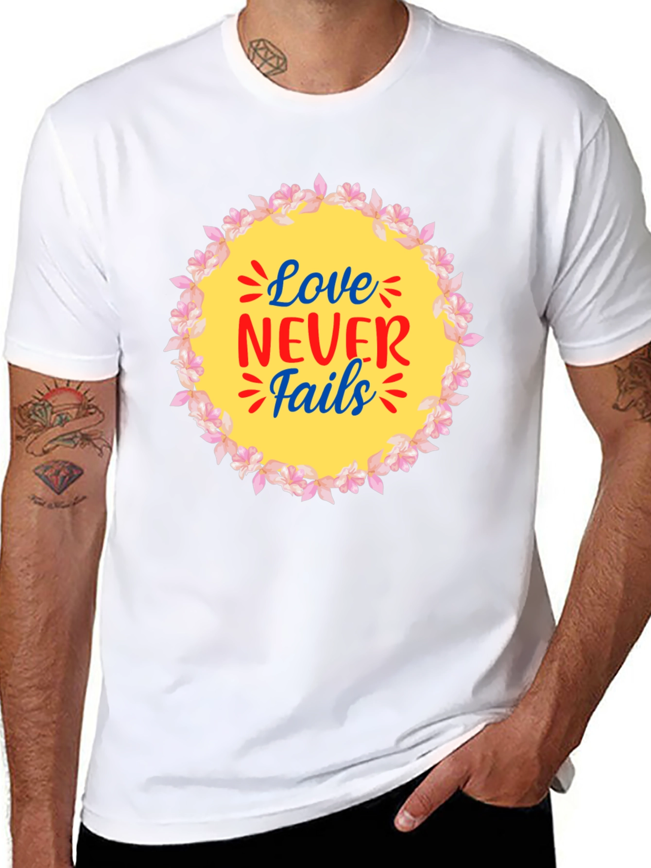 Love Never Fails Graphic T-Shirt