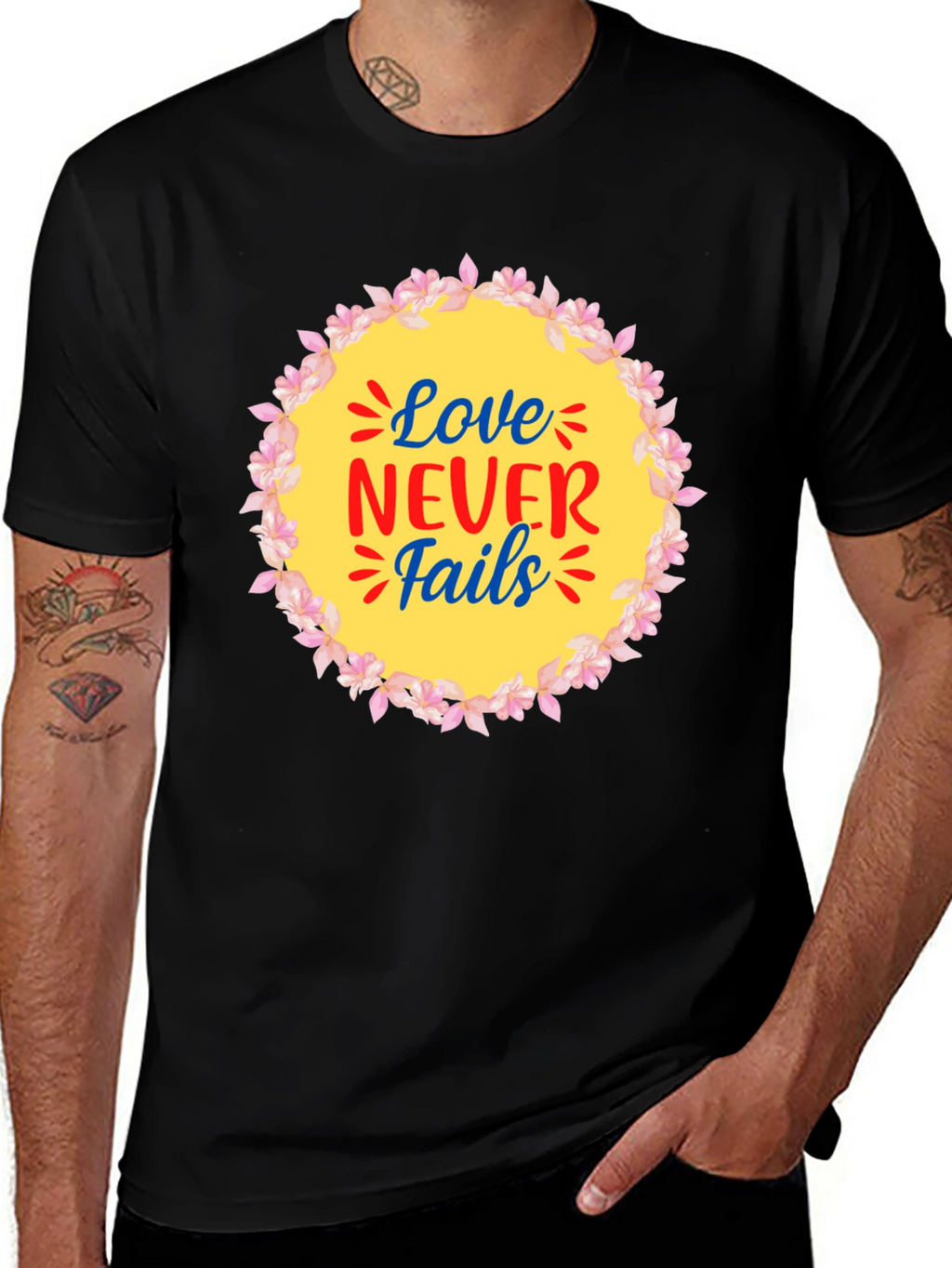 Love Never Fails Graphic T-Shirt