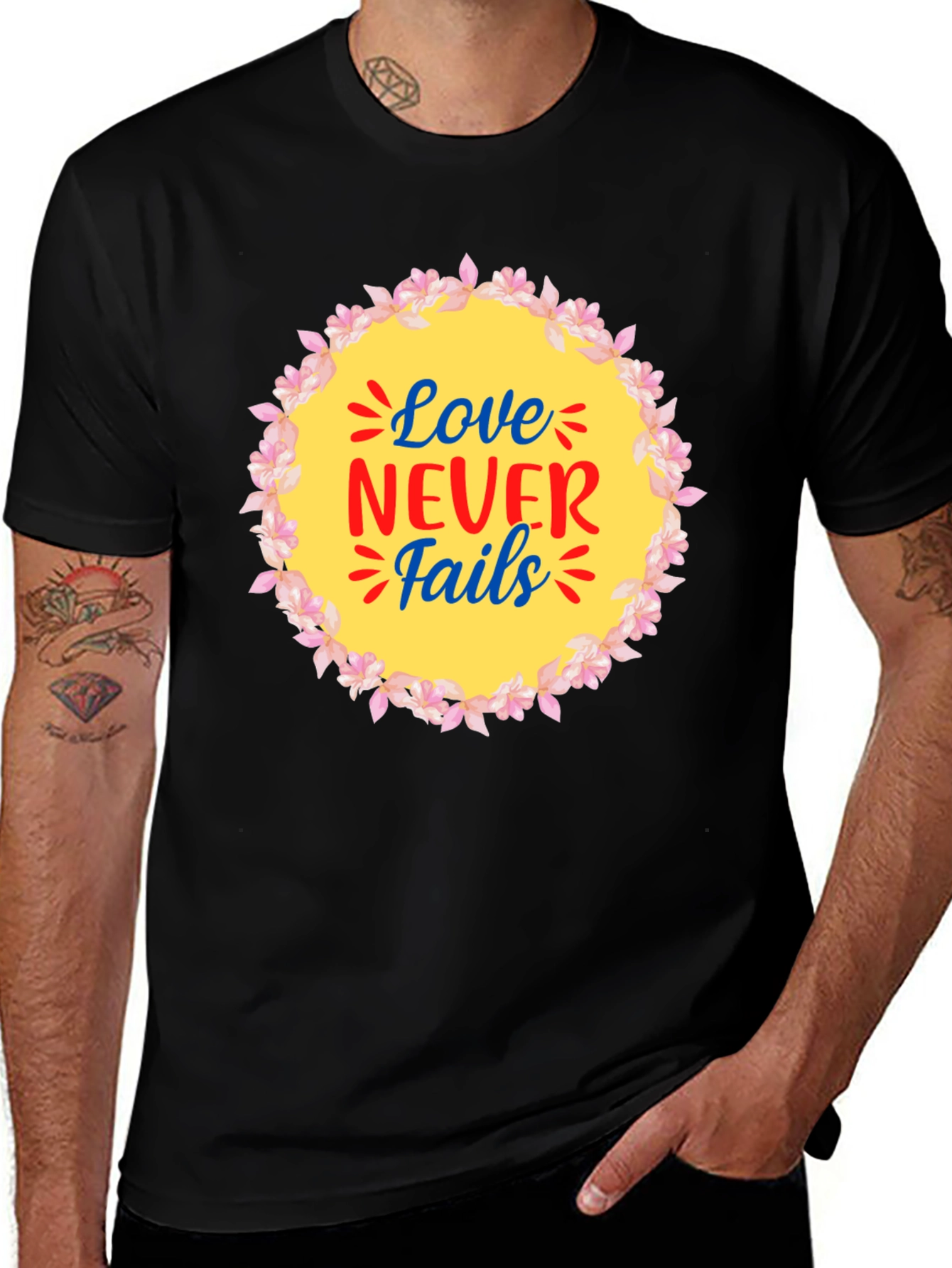 Love Never Fails Graphic T-Shirt