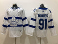 Men's Toronto Maple Leafs John Tavares #91 White Breakaway Player Jerseys