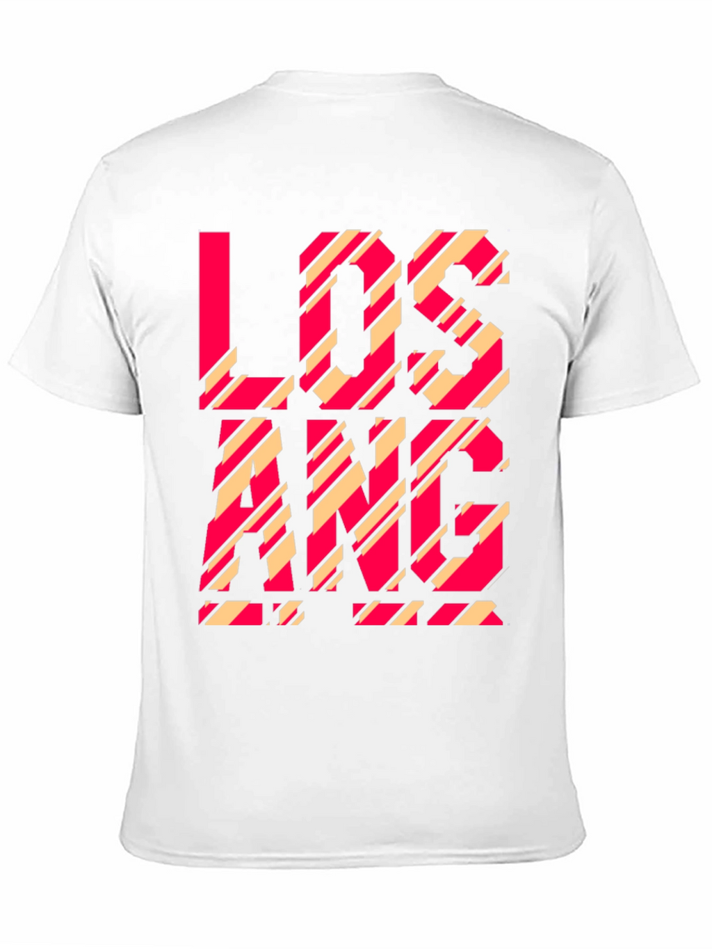 Los Angeles Striped Graphic Tee