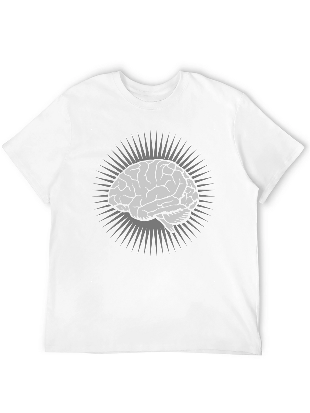 Brain Graphic T-Shirt - Black Cotton Tee