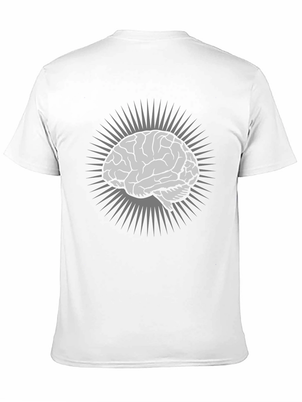 Brain Graphic T-Shirt - Black Cotton Tee
