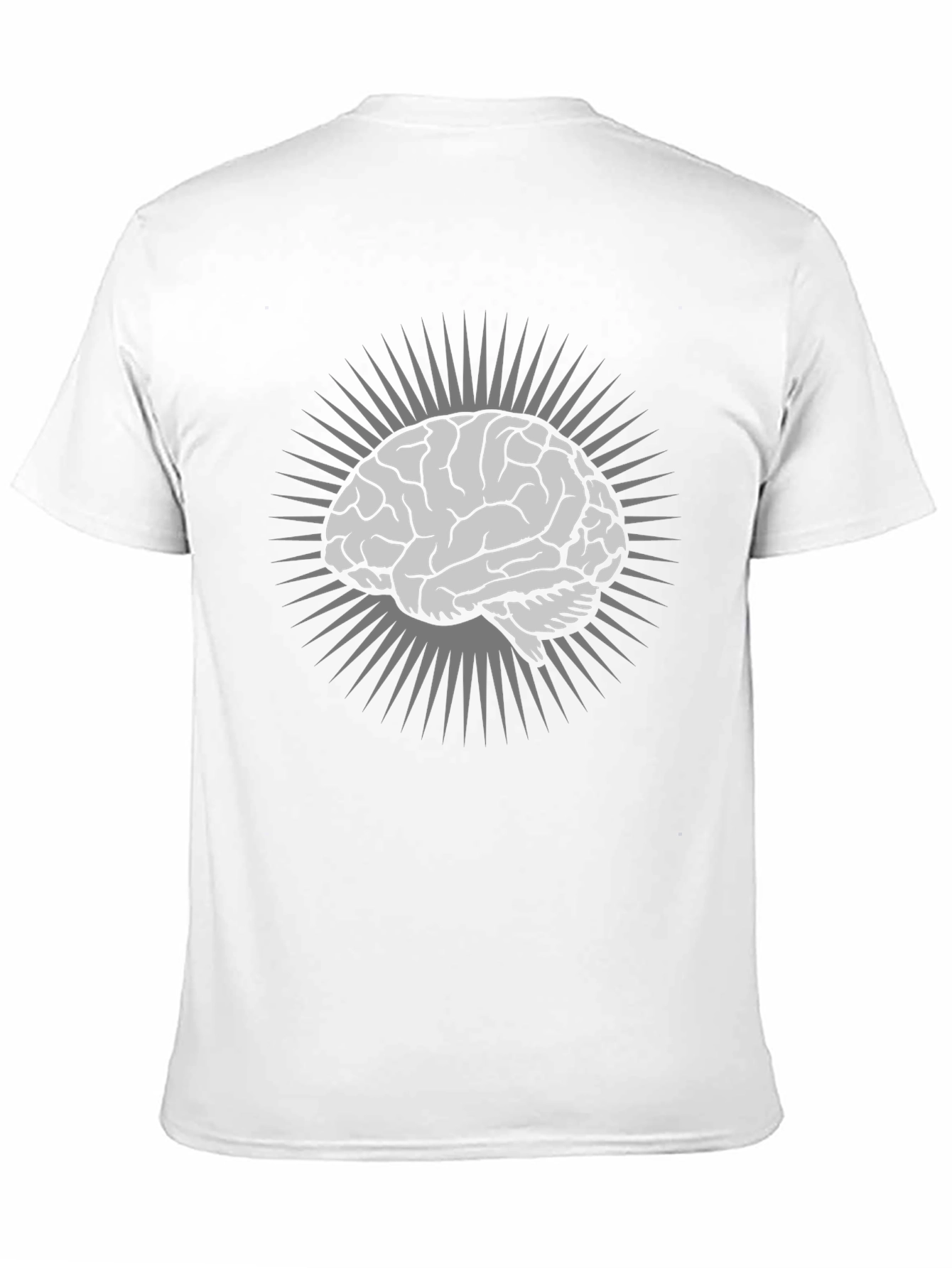 Brain Graphic T-Shirt - Black Cotton Tee