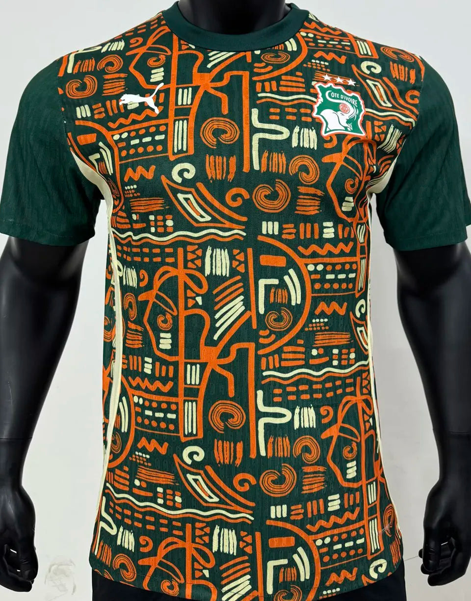 2025 Ivory Coast Special Edition Player Version Soccer Jersey Front