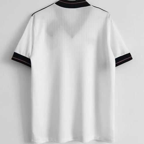 1984/1987 England Home White Retro Soccer Jersey Back