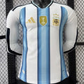 2026/27 Argentina Home Player Version Long Sleeve Soccer Jersey 背上有1893 Front