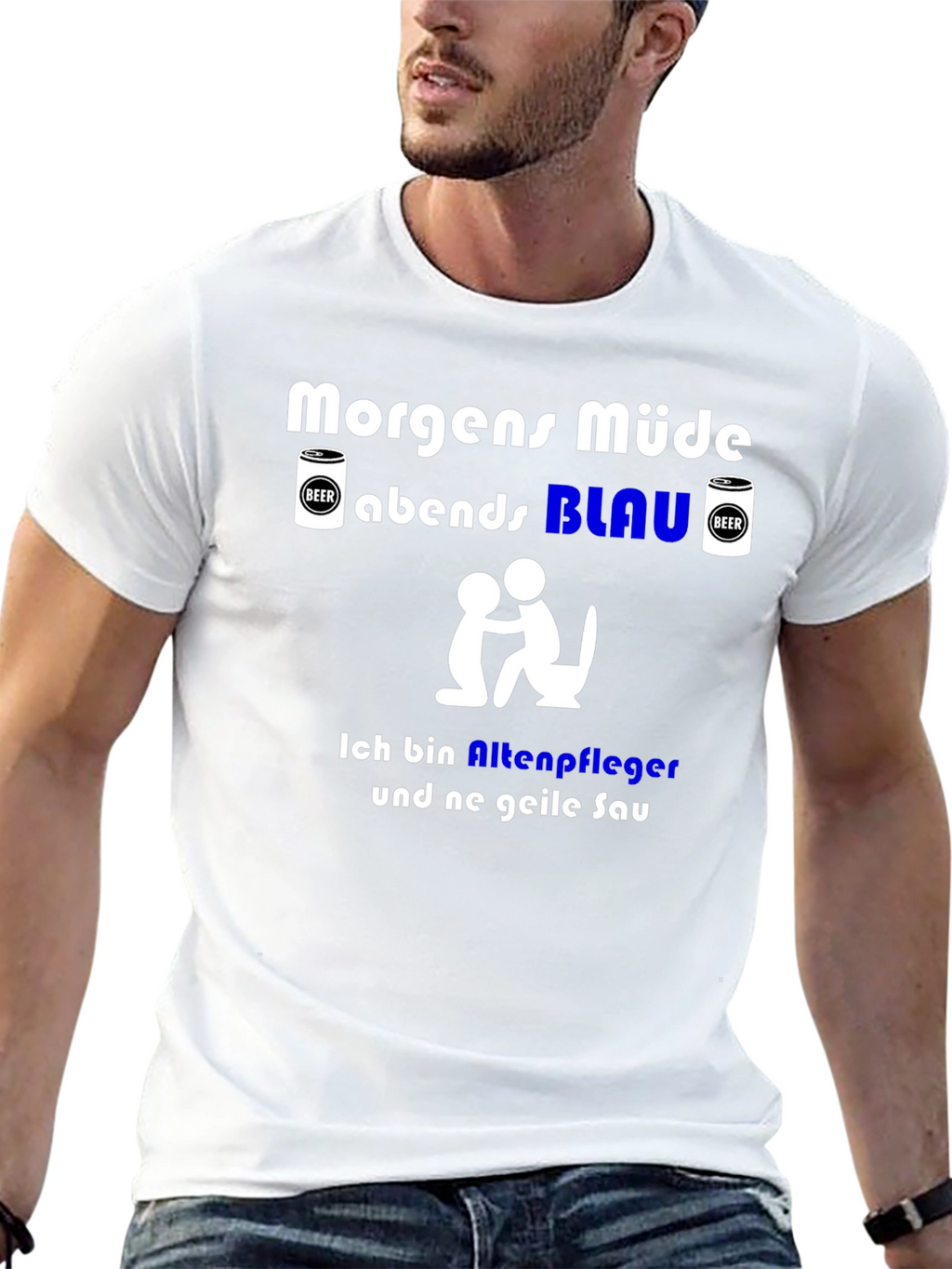 Funny German Slogan T-Shirt - Nursing Home Worker