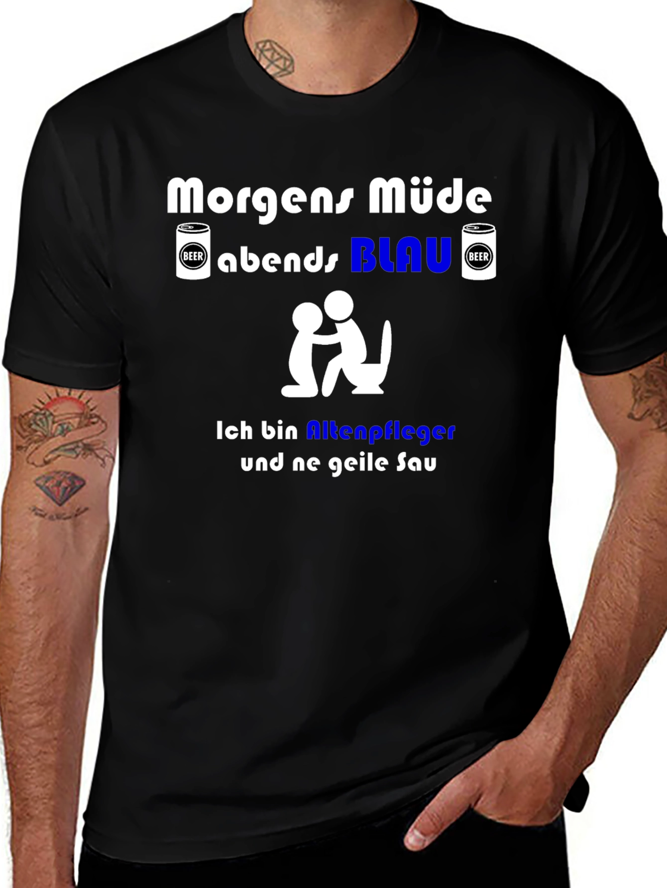 Funny German Slogan T-Shirt - Nursing Home Worker
