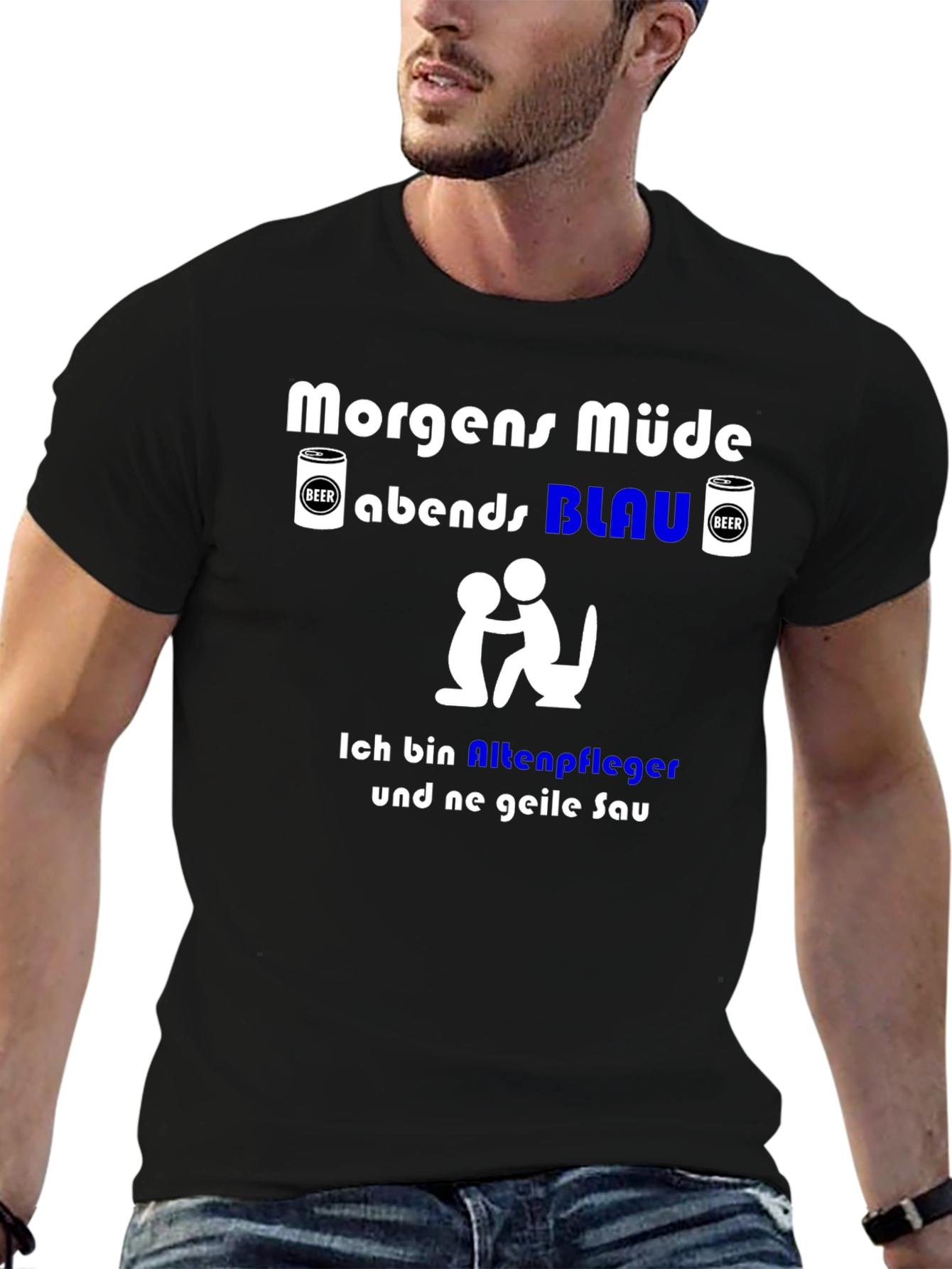 Funny German Slogan T-Shirt - Nursing Home Worker