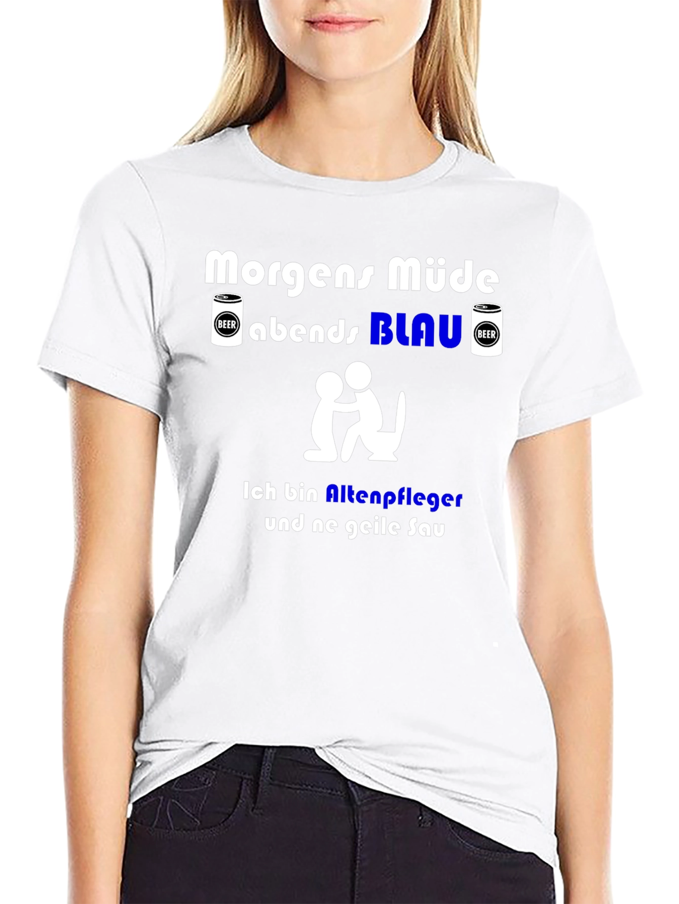Funny German Slogan T-Shirt - Nursing Home Worker