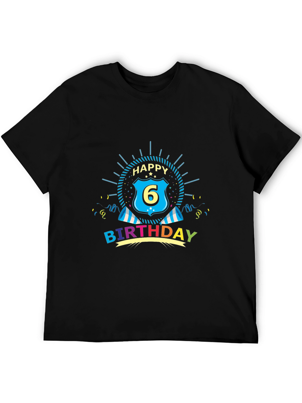 Happy 6th Birthday Graphic Tee
