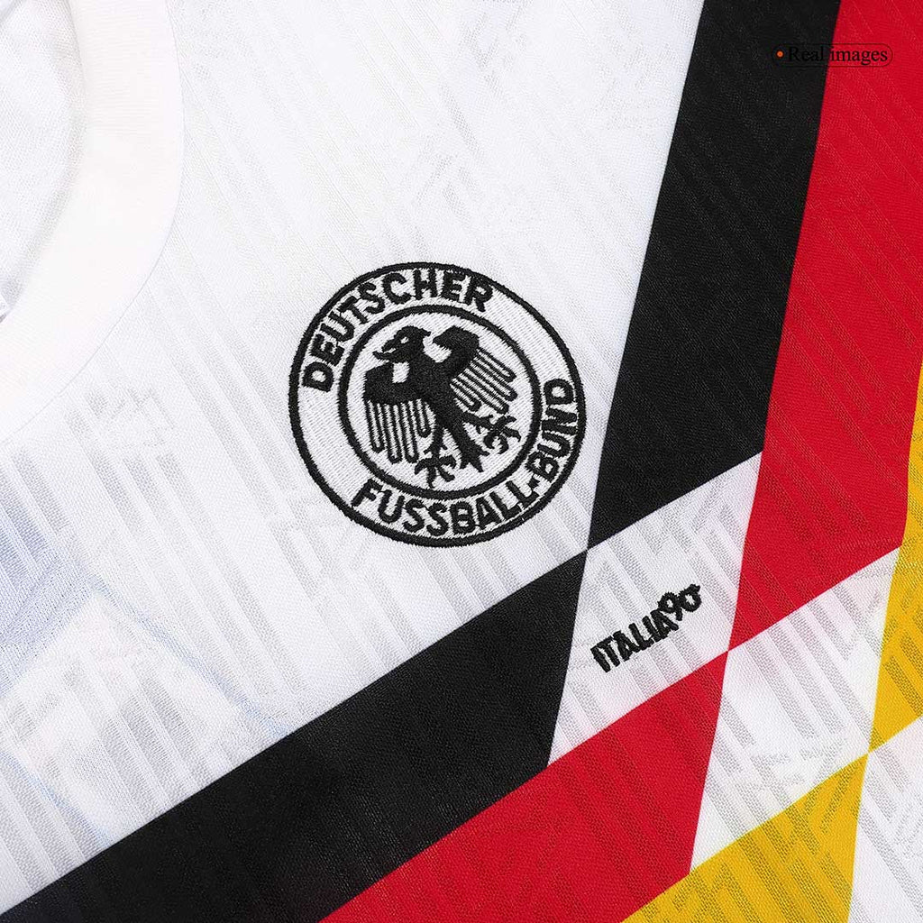 Retro West Germany Home Jersey World Cup 1990 Image 5
