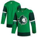 Men's Ottawa Senators Kelly Green 2023 St. Patrick's Day Primegreen Authentic Blank Jerseys