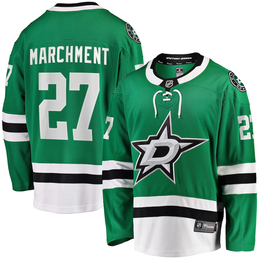 Men's Dallas Stars Mason Marchment #27 Kelly Green Home Breakaway Player Jerseys