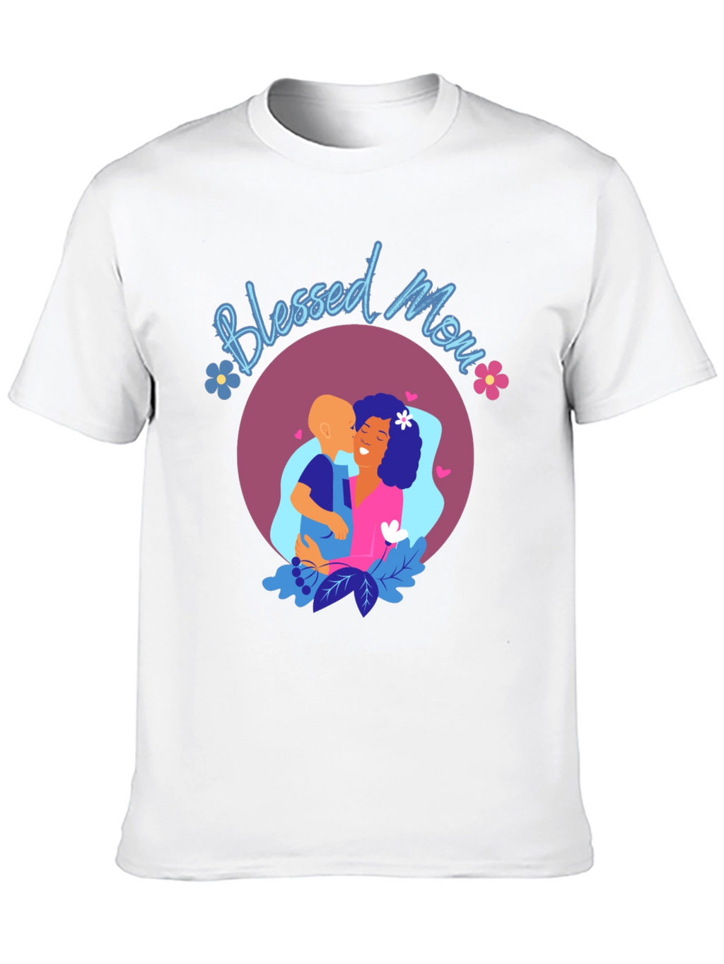 Blessed Mom Graphic T-Shirt - Stylish Mothers Day Gift