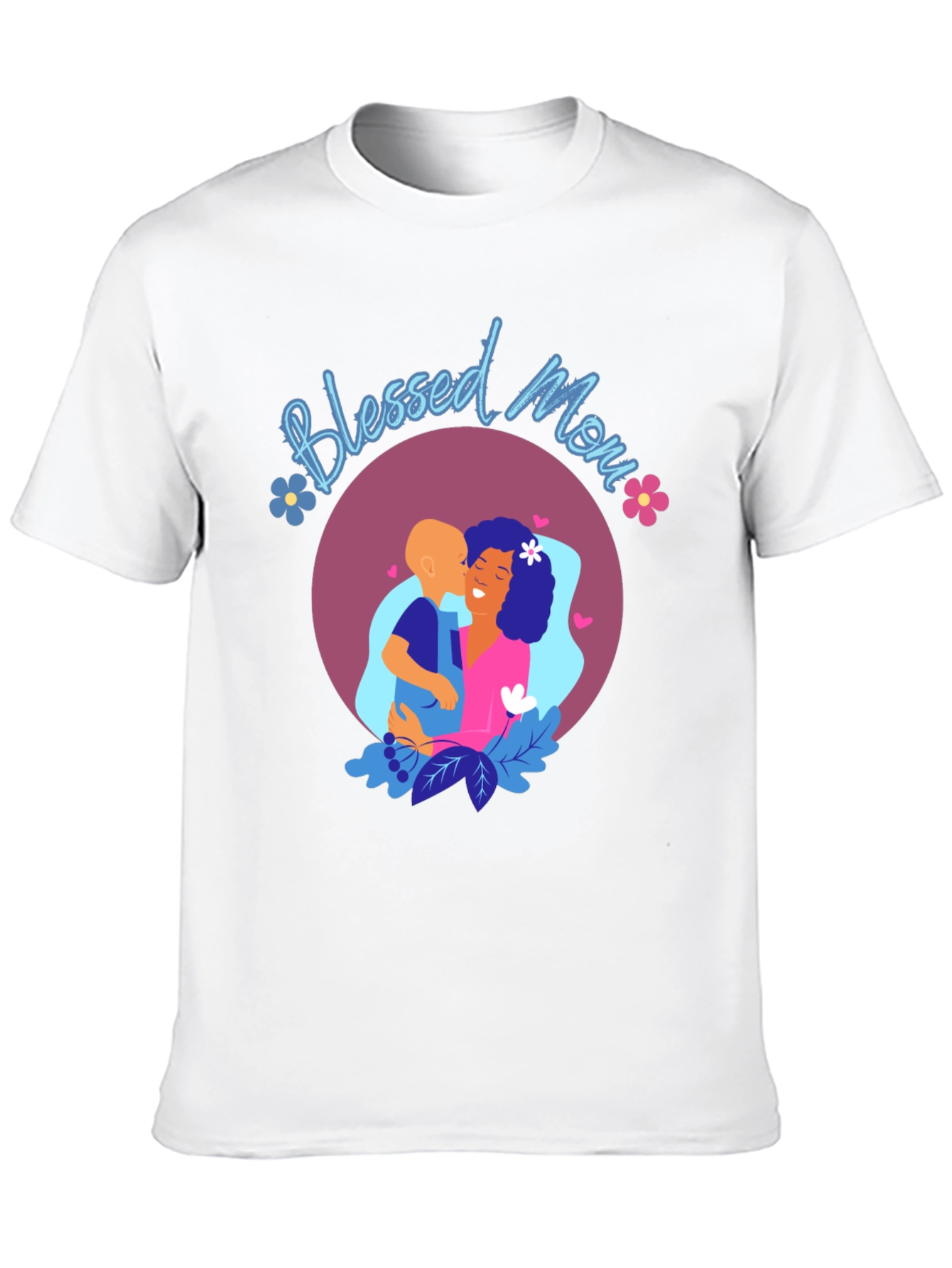 Blessed Mom Graphic T-Shirt - Stylish Mothers Day Gift