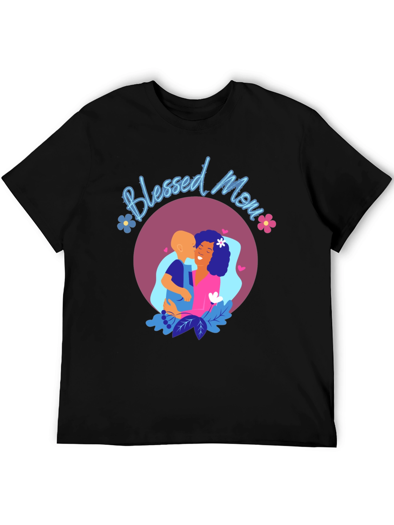 Blessed Mom Graphic T-Shirt - Stylish Mothers Day Gift
