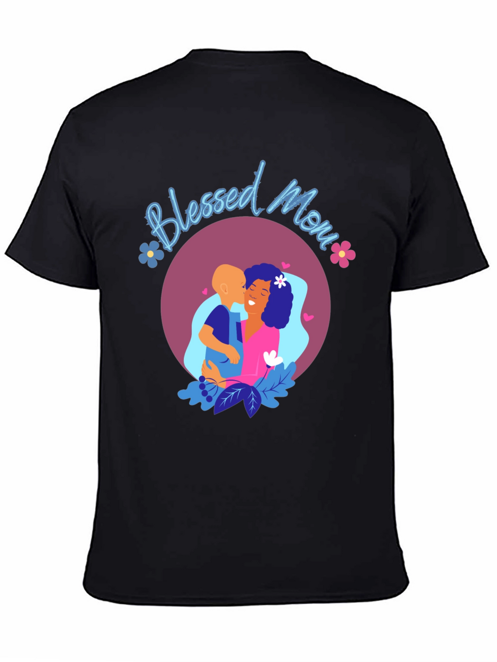 Blessed Mom Graphic T-Shirt - Stylish Mothers Day Gift