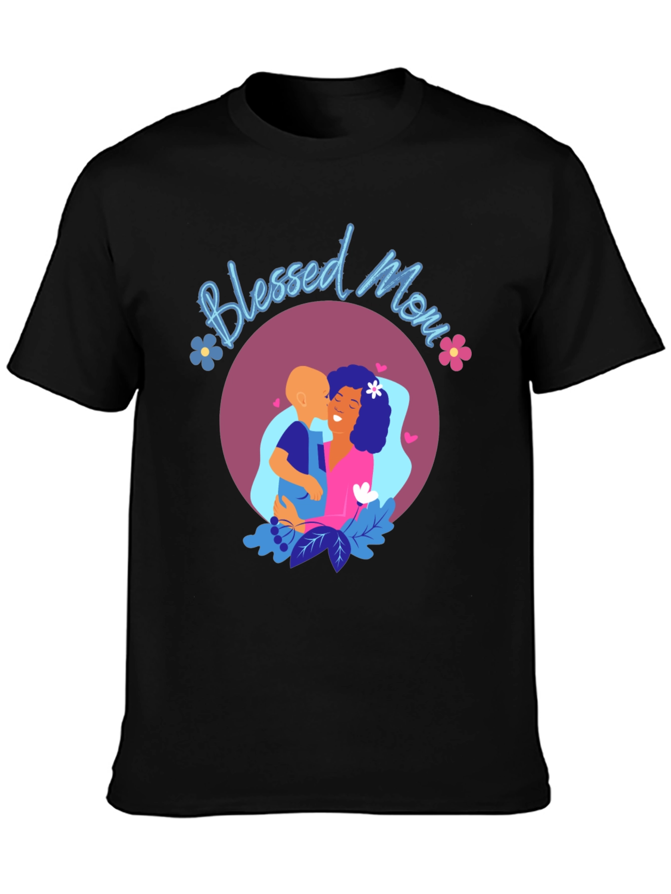 Blessed Mom Graphic T-Shirt - Stylish Mothers Day Gift