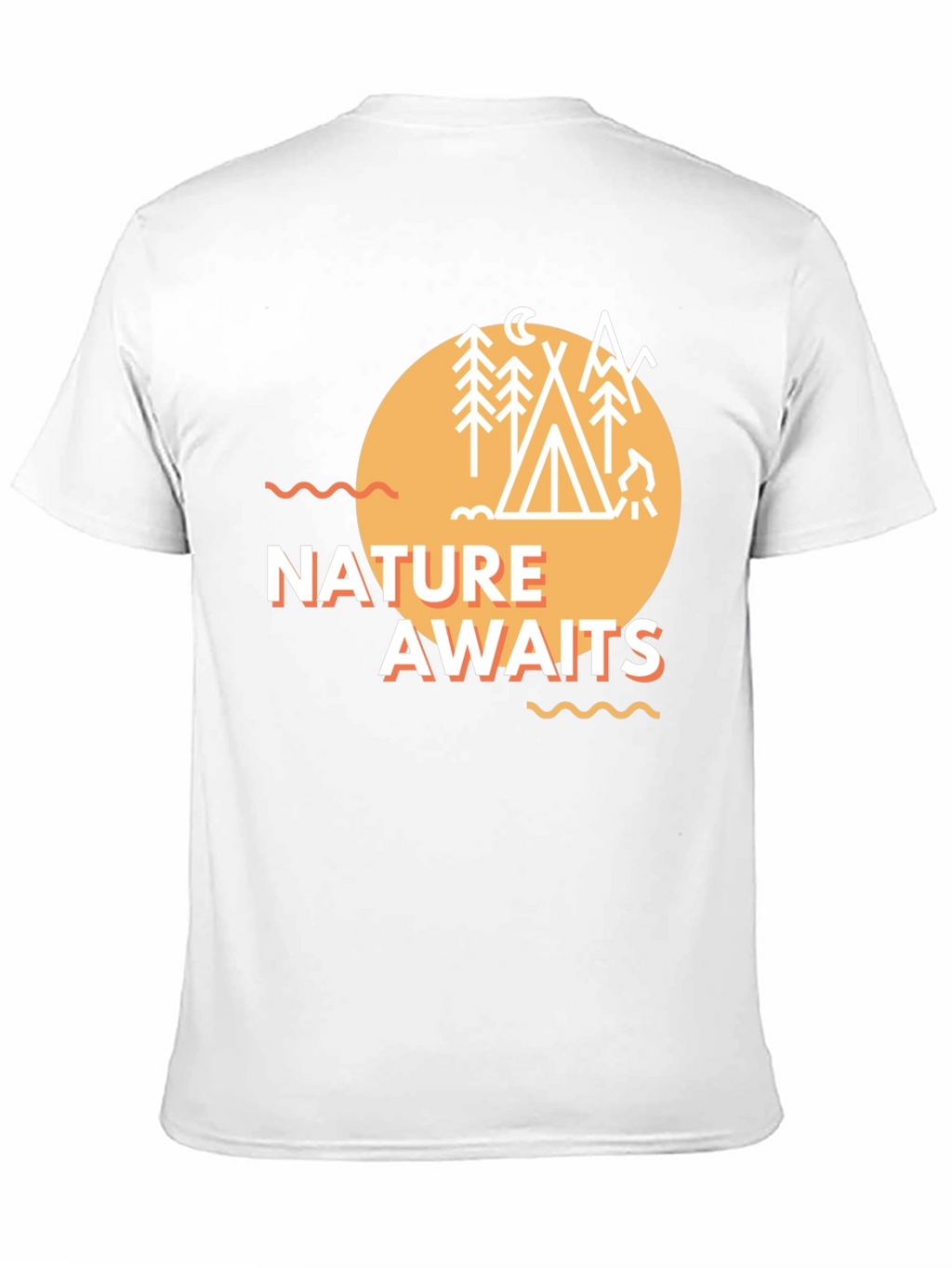 Nature Awaits Graphic Tee - Camping Adventure T-Shirt