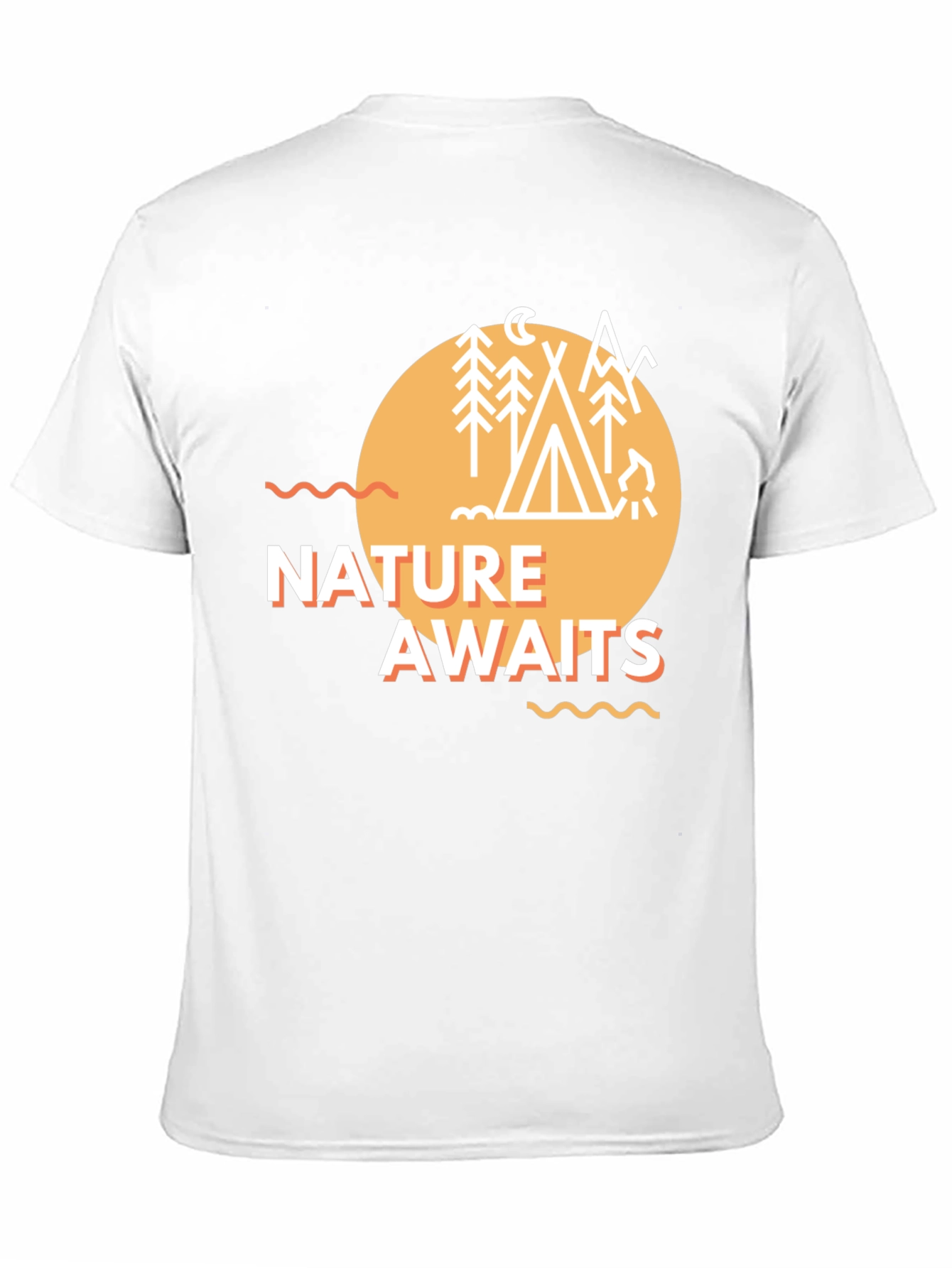 Nature Awaits Graphic Tee - Camping Adventure T-Shirt
