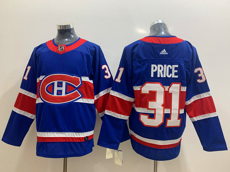 Men's Montreal Canadiens Carey Price #31 Blue Player Game Jerseys