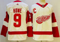 Men's Detroit Red Wings Gordie Howe #9 White Player Jerseys