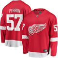 Men's Detroit Red Wings David Perron #57 Red Home Breakaway Player Jerseys