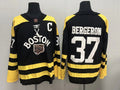 Men's Boston Bruins Patrice Bergeron #37 Black Player Game Jerseys
