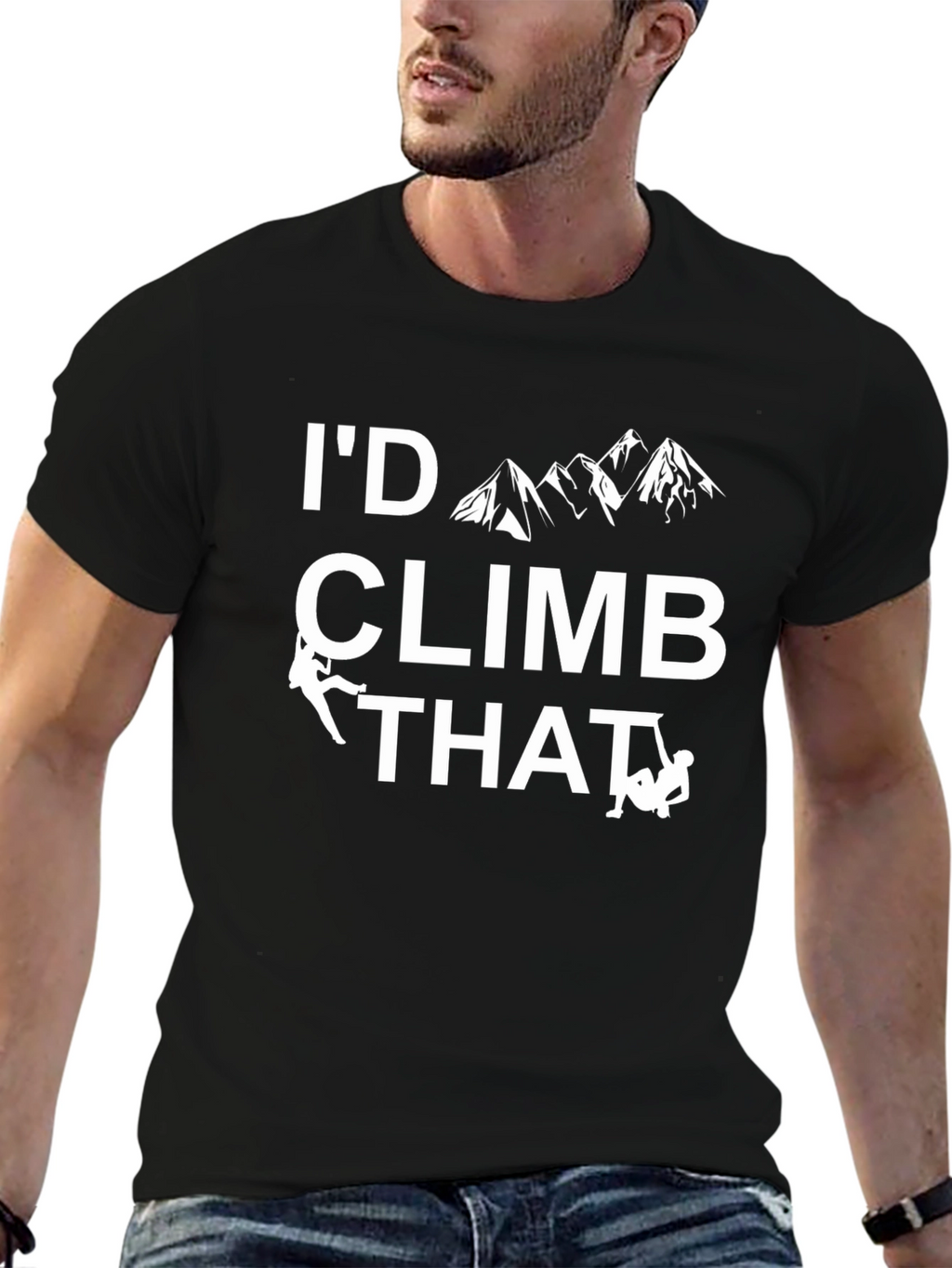 Id Climb That T-Shirt Rock Climbing Apparel