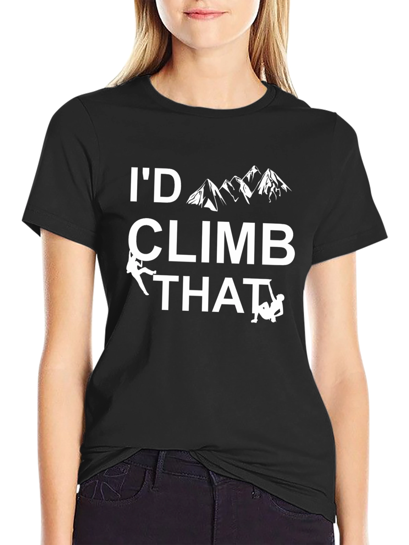 Id Climb That T-Shirt Rock Climbing Apparel