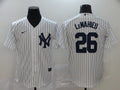 Men's New York Yankees DJ LeMahieu #26 White Replica Baseball Jerseys