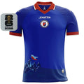 2026/27 Haiti Home Blue Fans Soccer Jersey 海地 (Have Right Patch 有右臂章 白底黑字） Front
