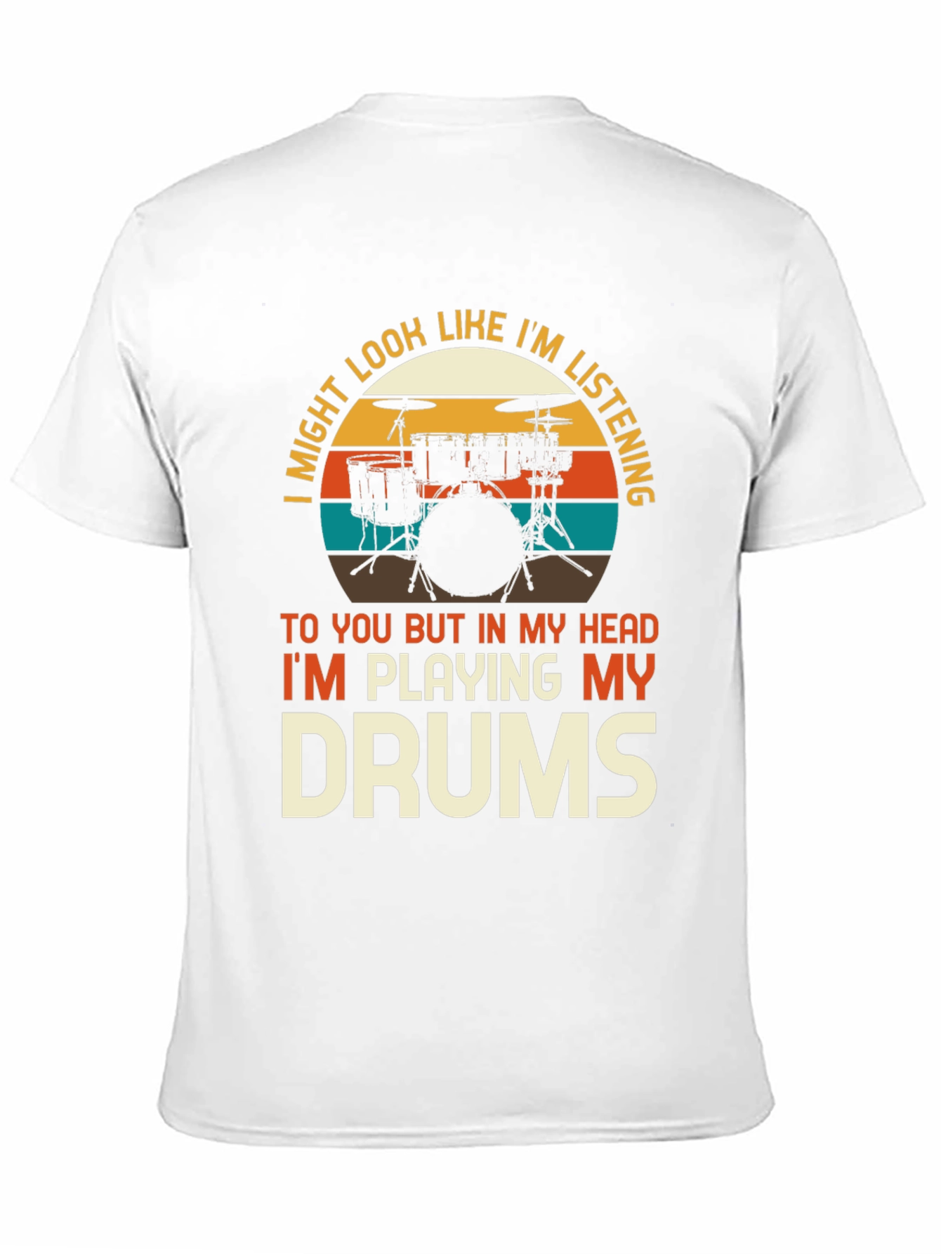 Drummer Humor T-Shirt - Im Playing My Drums