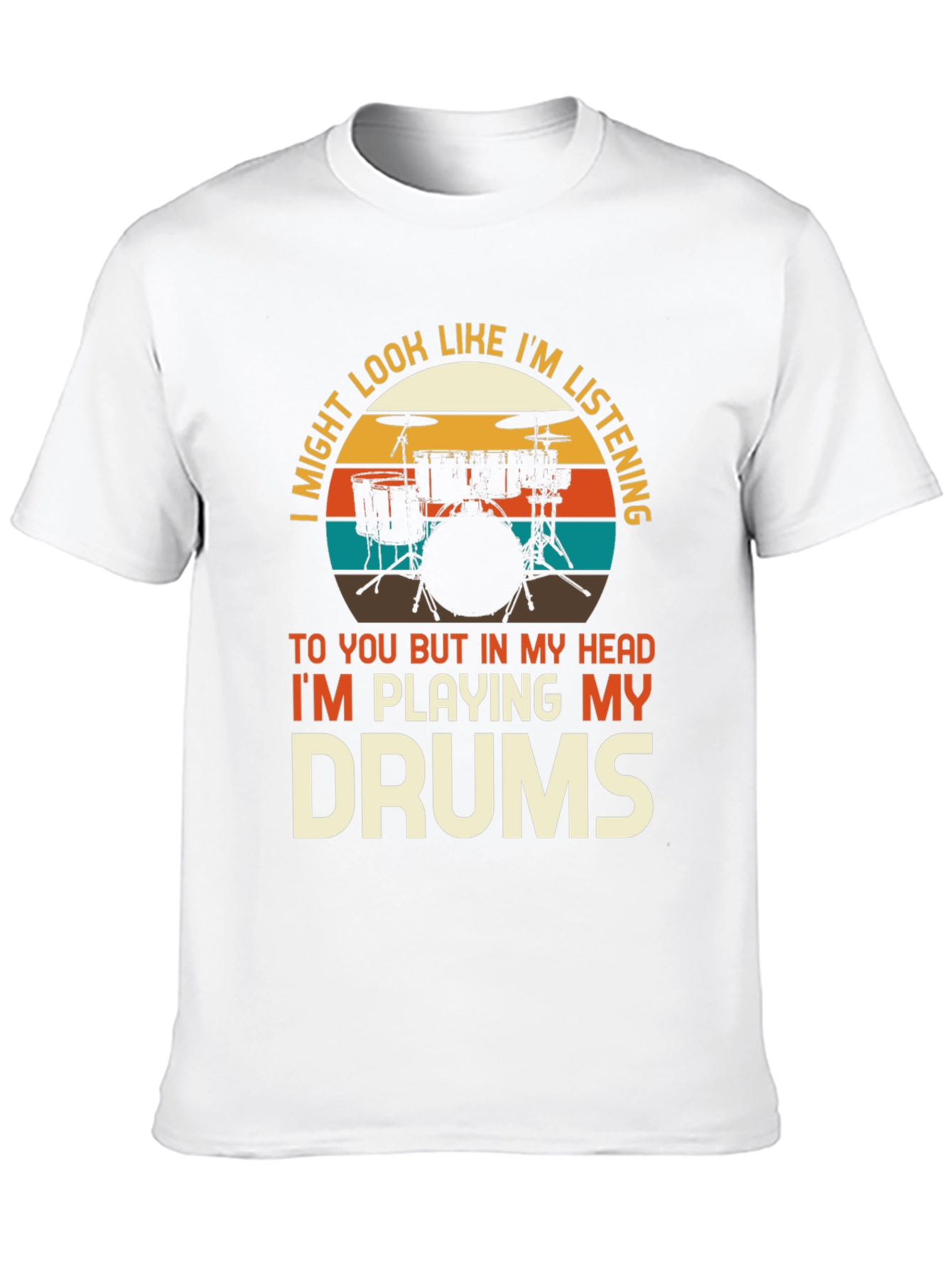 Drummer Humor T-Shirt - Im Playing My Drums