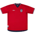 Retro England Away Jersey World Cup 2002 Front