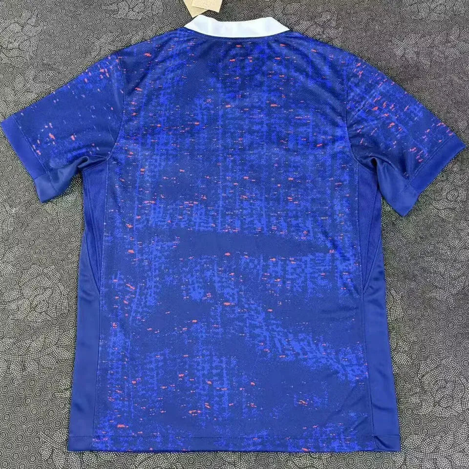 2025/26 France Home Blue Fans Soccer Jersey Back