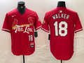 Men's St. Louis Cardinals Jordan Walker #18 Red 2024 City Connect Limited Player Jerseys