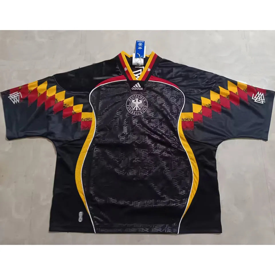 2026/27 Germany Black POLO Jersey Detail 1