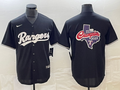 Men's Texas Rangers Black Replica Baseball Jerseys