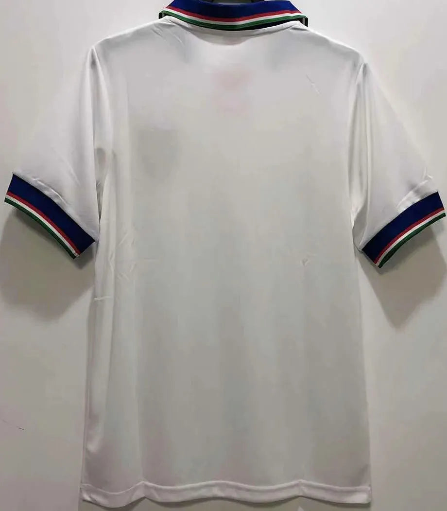 1982 Italy Away White Retro Soccer Jersey Back