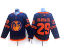 Men's Edmonton Oilers Leon Draisaitl #29 Navy Breakaway Player Jerseys