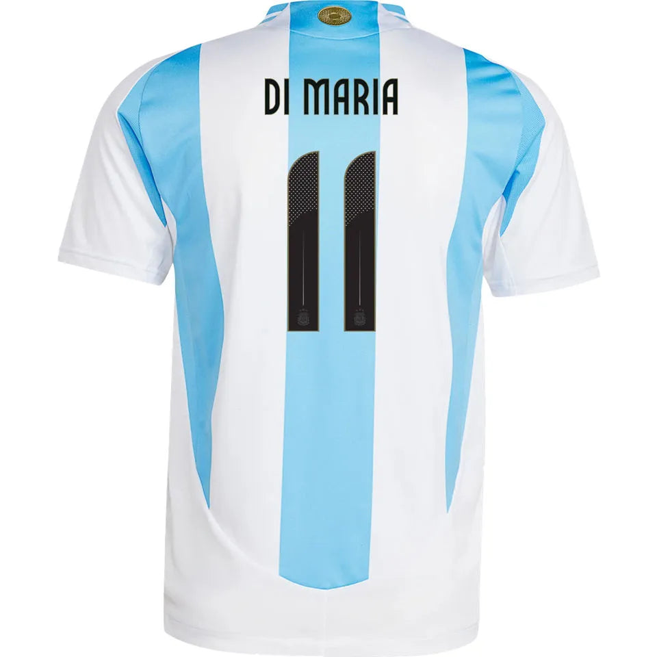 DI MARIA #11 Argentina Home Fans Soccer Jersey 2024/25 ★★ Front
