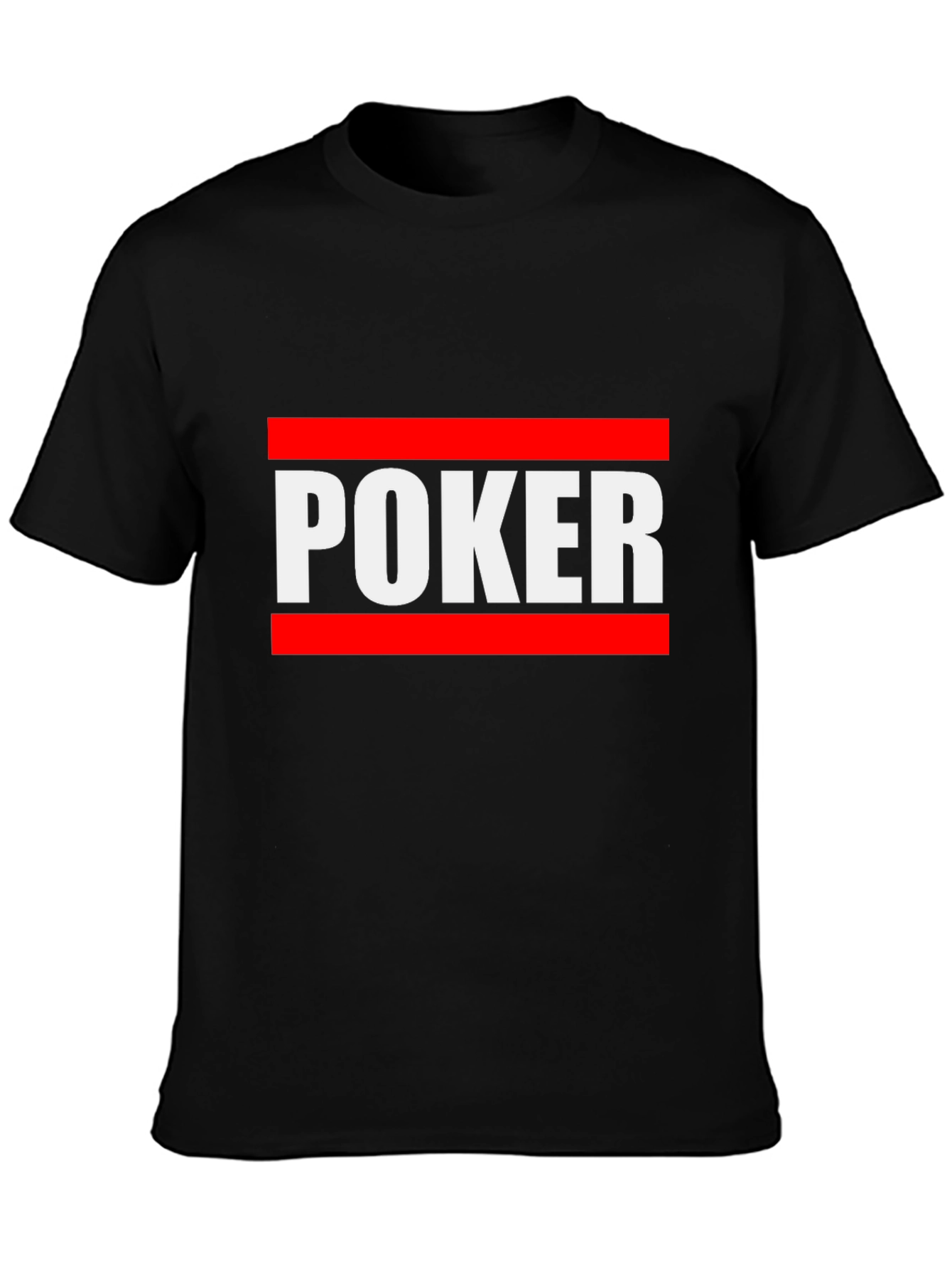 Poker Graphic Tee - Black Casual Shirt