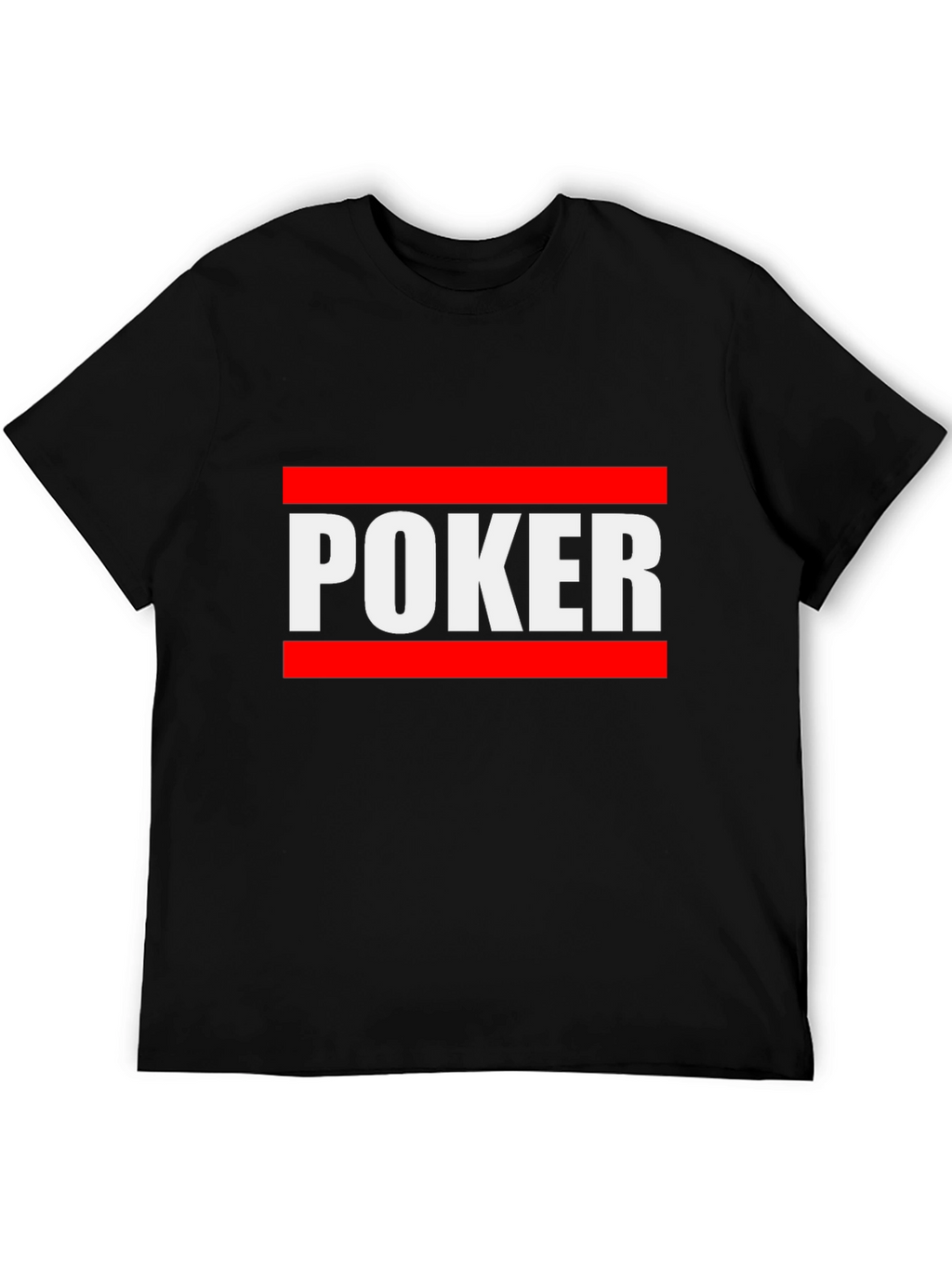 Poker Graphic Tee - Black Casual Shirt