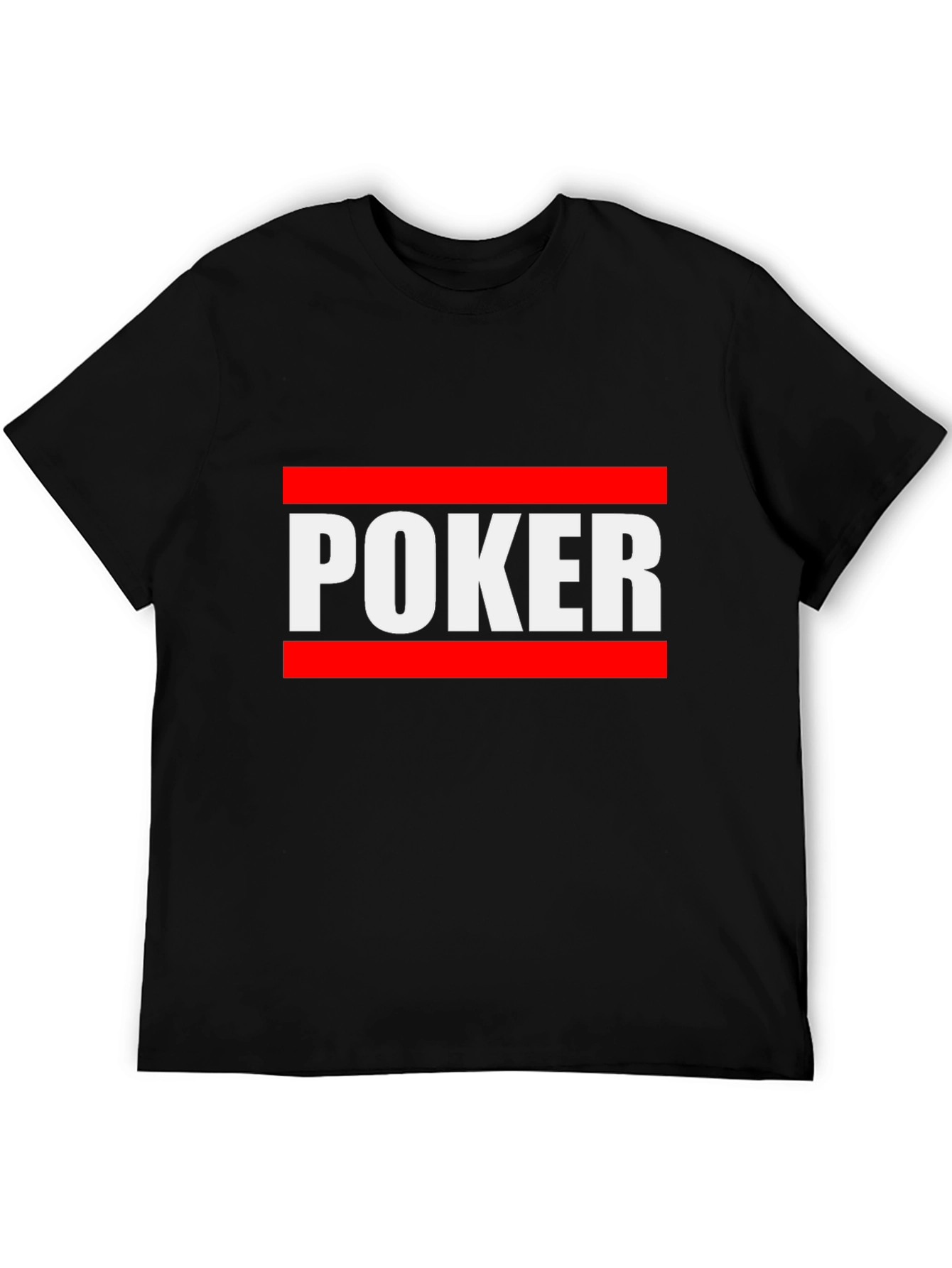Poker Graphic Tee - Black Casual Shirt