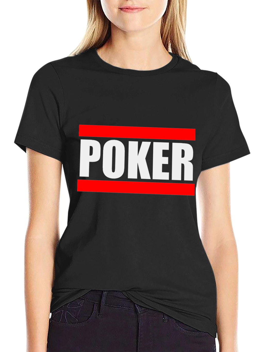 Poker Graphic Tee - Black Casual Shirt