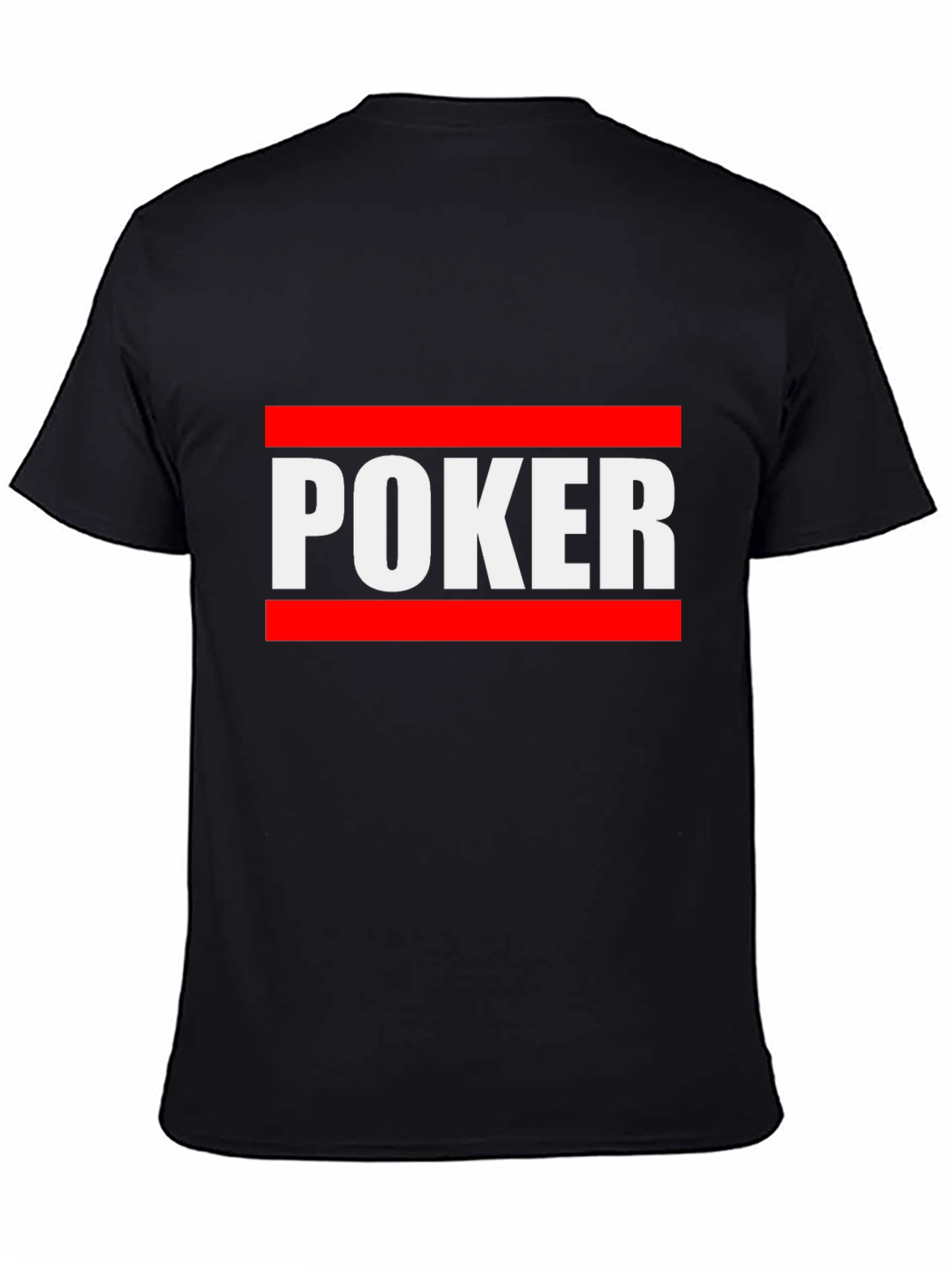 Poker Graphic Tee - Black Casual Shirt