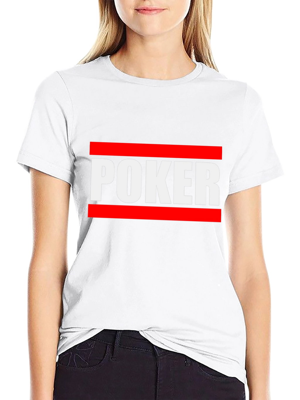 Poker Graphic Tee - Black Casual Shirt